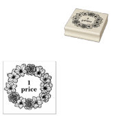 Beautiful custom floral  ラバースタンプ (押印)