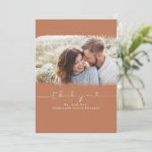 Beautiful Cute 結婚's Thank You Photo サンキューカード (スタンド正面)