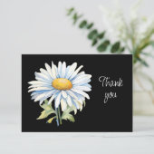 Beautiful Daisy Garden Flower Thank You Card サンキューカード (スタンド正面)