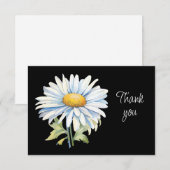 Beautiful Daisy Garden Flower Thank You Card サンキューカード (正面/裏面)