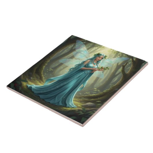 Beautiful December Turquoise Fairy タイル (側面)