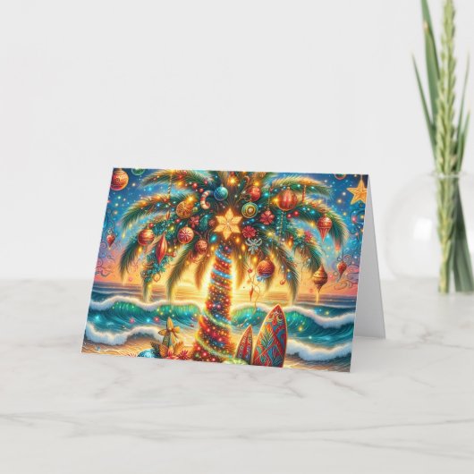 Beautiful Decorated Palm Tree シーズンカード (正面)