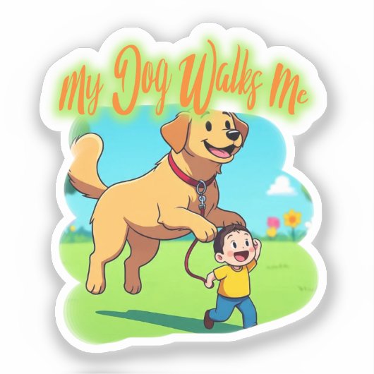 beautiful design humor  シール (正面)