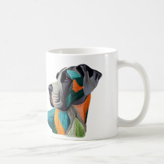 Beautiful detailed unique style Great Dane mug コーヒーマグカップ