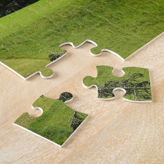 Beautiful dolomite mountain range landscape ジグソーパズル (側面)