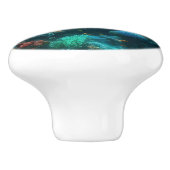 Beautiful Dolphin Door Knob - Ceramic セラミックノブ (側面)