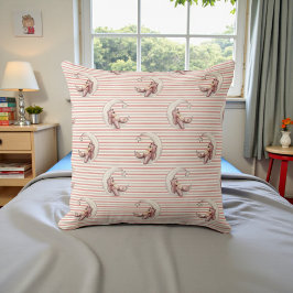 Beautiful Double Sided Watercolor Teddy Bear クッション