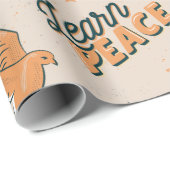 Beautiful Dove Peace Animal Pattern Cute Summer ラッピングペーパー (ロールコーナー)