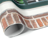 Beautiful dutch traditional houses. Brick wall wit ラッピングペーパー (ロールコーナー)