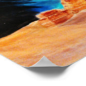 Beautiful Egyptian Pyramids Acrylic Painting ポスター (角)