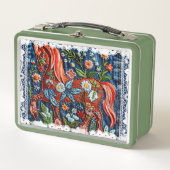 Beautiful Embroidered Horse メタルランチボックス (正面)