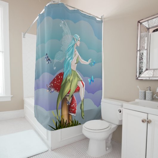 Beautiful enchanted fairy シャワーカーテン (インサイチュ)