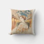 Beautiful Encounters by Akiko Yosano Kanji クッション (正面)