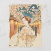 Beautiful Encounters by Akiko Yosano Kanji ポストカード (正面)