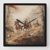 Beautiful English Countryside Clock スクエア壁時計 (正面)