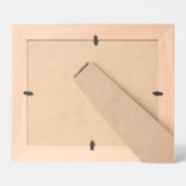 Beautiful Engraved Wood Frame Fits 10x8 Photos レーザー彫刻フレーム (裏面)