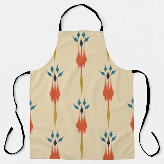Beautiful Ethnic abstract ikat art. Seamless Kasur エプロン (正面)