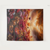 Beautiful Evening Wedding Backdrop タペストリー (正面(横))