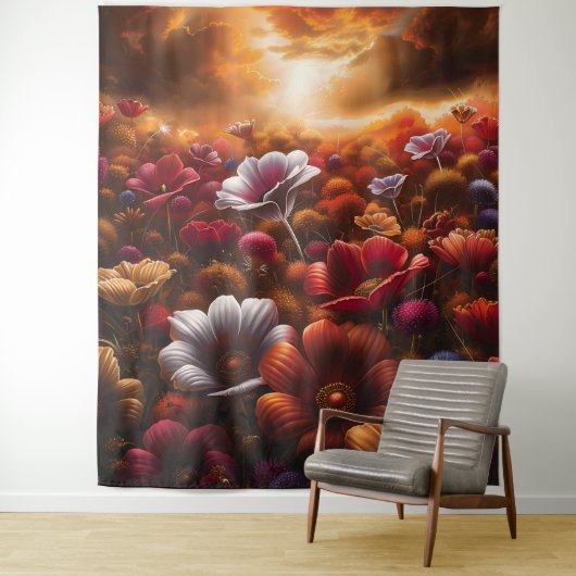 Beautiful Evening Wedding Backdrop タペストリー (インサイチュ)