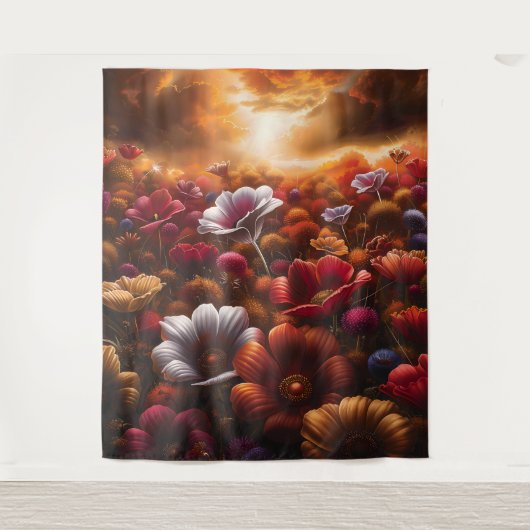 Beautiful Evening Wedding Backdrop タペストリー (正面)