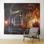 Beautiful Evening Wedding Backdrop タペストリー (インサイチュ(横))