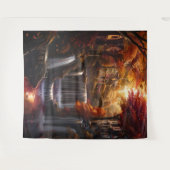 Beautiful Evening Wedding Backdrop タペストリー (正面(横))