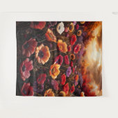 Beautiful Evening Wedding Backdrop タペストリー (正面(横))