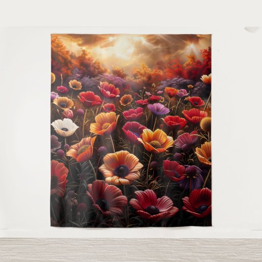 Beautiful Evening Wedding Backdrop タペストリー (正面)