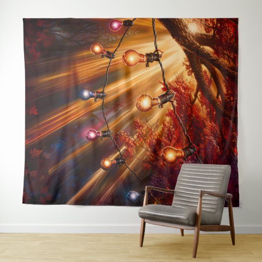 Beautiful Evening Wedding Backdrop タペストリー (インサイチュ(横))
