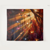 Beautiful Evening Wedding Backdrop タペストリー (正面(横))