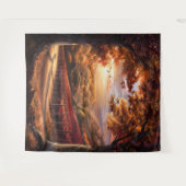 Beautiful Evening Wedding Backdrop タペストリー (正面(横))