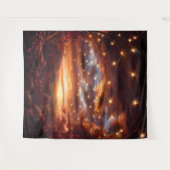 Beautiful Evening Wedding Backdrop タペストリー (正面(横))