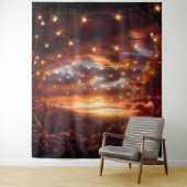 Beautiful Evening Wedding Backdrop タペストリー (インサイチュ)