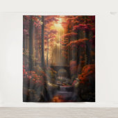 Beautiful Evening Wedding Backdrop タペストリー (正面)