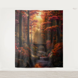 Beautiful Evening Wedding Backdrop タペストリー