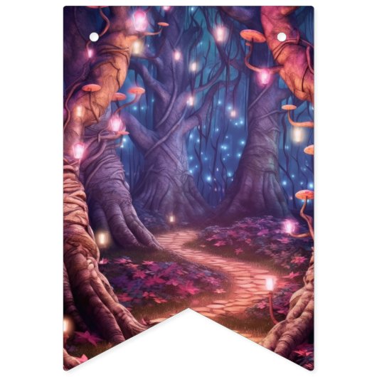 Beautiful Evening Wedding Backdrop バンティングフラッグ (第2の旗)