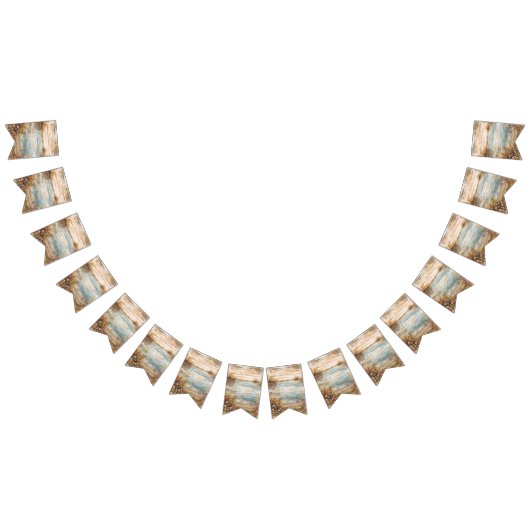 Beautiful Evening Wedding Backdrop バンティングフラッグ (全)