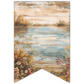 Beautiful Evening Wedding Backdrop バンティングフラッグ (第1の旗)