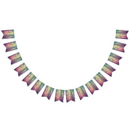 Beautiful Evening Wedding Backdrop バンティングフラッグ