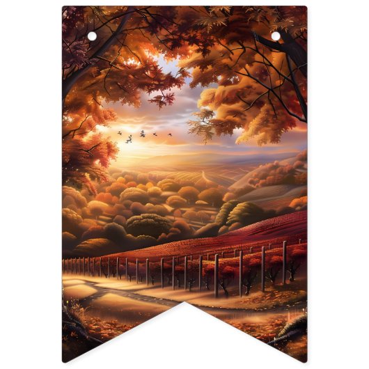 Beautiful Evening Wedding Backdrop バンティングフラッグ (第2の旗)