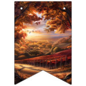 Beautiful Evening Wedding Backdrop バンティングフラッグ (第3の旗)