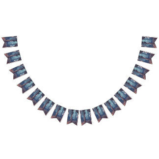 Beautiful Evening Wedding Backdrop バンティングフラッグ