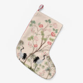 Beautiful exotic chinoiserie wallpaper. Hand drawn スモールクリスマスストッキング (正面 (吊り時))