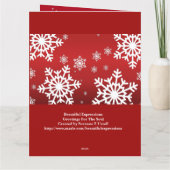 Beautiful Expressions - Holiday Greeting Cards カード (裏面)