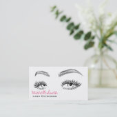 Beautiful eyes Long lashes Lash Extension Business 名刺 (スタンド正面)