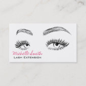 Beautiful eyes Long lashes Lash Extension Business 名刺 (正面)