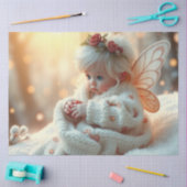 Beautiful Fairy and Baby Fantasy Art Tissue Paper 薄葉紙 (クラフト)