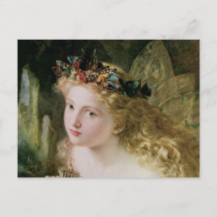 Beautiful Fairy Butterflies by Sophie Anderson ポストカード