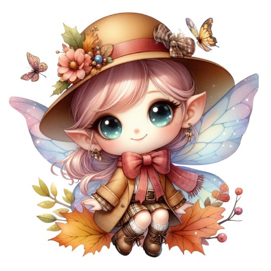 Beautiful fairy in autumn tシャツ