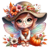 Beautiful fairy in autumn tシャツ